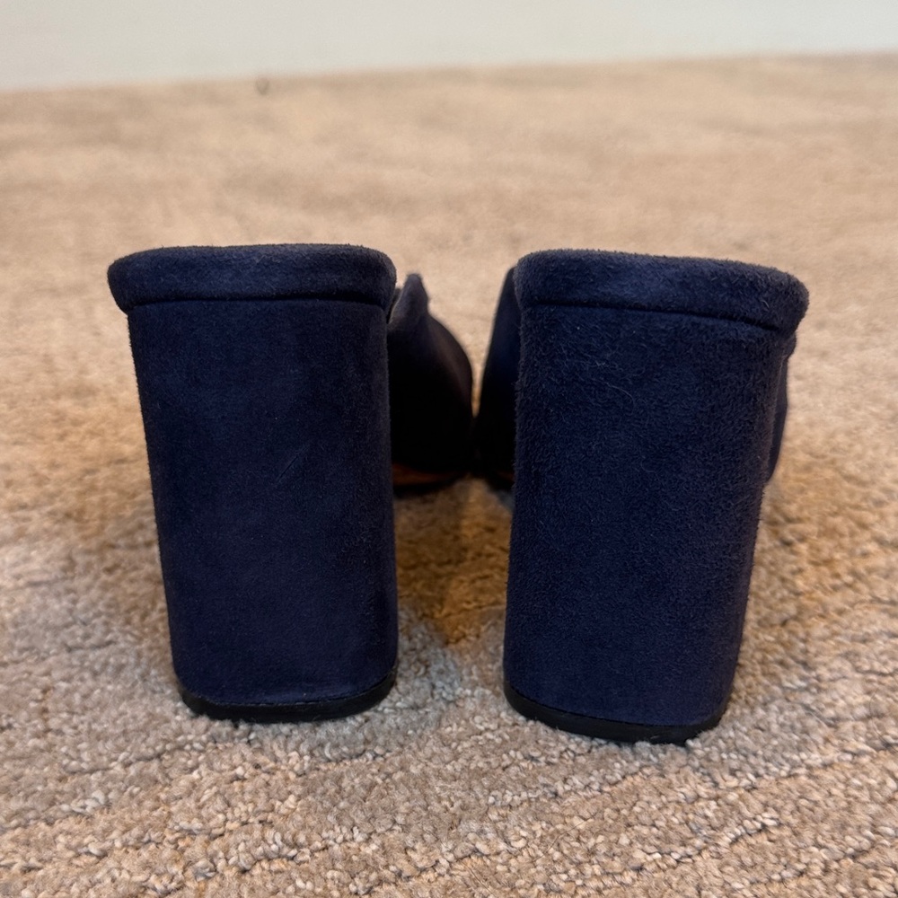 Leoffler Randall - Women's Black Heeled Mules - Picture 6 of 9